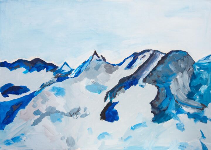 gaschurn acryl:karton 50×70 2005